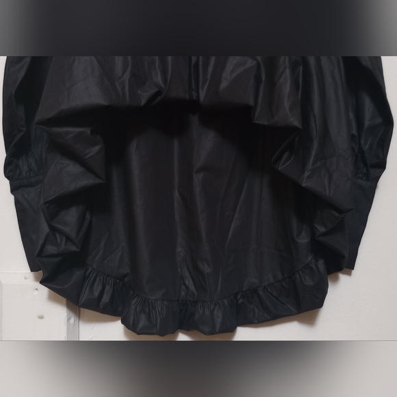 CQ by CQ (Caribbean Queen) Women's oversized S/M black puffy blouse polished - Picture 5 of 8